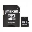 MAXELL MICRO SDHC + ADAPTER 16GB CL10 (10 MB/s olvasási sebesség)