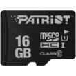 PATRIOT LX SERIES MICRO SDHC 16GB CL10 UHS-I U1 (80 MB/s olvasási sebesség)