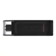 KINGSTON DT70 PENDRIVE 128GB USB Type-C Fekete