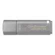 KINGSTON DATA TRAVELER LOCKER+ G3 PENDRIVE 8GB USB 3.0 Ezüst