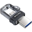 SANDISK ULTRA DUAL DRIVE PENDRIVE 128GB USB 3.0 + Micro USB Ezüst