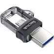 SANDISK ULTRA DUAL DRIVE PENDRIVE 16GB USB 3.0 + Micro USB Ezüst