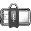 SANDISK ULTRA DUAL DRIVE PENDRIVE 32GB USB 3.0 + Micro USB Ezüst