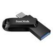 SANDISK ULTRA DUAL DRIVE GO PENDRIVE 128GB USB 3.1+ Type C Fekete