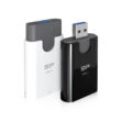 Silicon Power Combo SD és Micro SD Kártyaolvasó [USB 3.1] Fekete