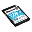 KINGSTON CANVAS GO PLUS SDXC 128GB CL10 UHS-I U3 V30 (170 MB/s olvasási sebesség)