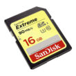 SANDISK EXTREME SDHC 16GB CL10 UHS-I U3 V30 (80 MB/s olvasási sebesség)
