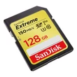 SANDISK EXTREME SDXC 128GB CL10 UHS-I U3 V30 (150 MB/s olvasási sebesség)