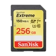 SANDISK EXTREME SDXC 256GB sási sebesség)