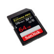 SANDISK EXTREME PRO SDXC 64GB CL10 UHS-I U3 V30 (170 MB/s olvasási sebesség)
