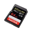 SANDISK EXTREME PRO SDXC 64GB CL10 UHS-I U3 V30 (170 MB/s olvasási sebesség)