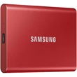 SAMSUNG T7 Külső SSD 500GB USB 3.2 Gen.2 Type-C Piros