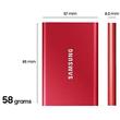 SAMSUNG T7 Külső SSD 500GB 