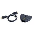 Gembird HDMI elosztó [3port] 50cm Fekete