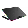 VARR GAMING Hűtőpad 6 Ventilátorral 17&quot; LED Fekete