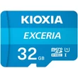 KIOXIA EXCERIA M203 MICRO SDHC + ADAPTER 32GB CL10 UHS-I U1 (100 MB/s olvasási sebesség)