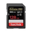 SanDisk Extreme Pro 128GB SDXC V90 UHS-II U3 Class 10 (300/260 MB/s)