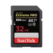 SANDISK EXTREME PRO SDHC 32GB CL10 UHS-I U3 V30 A1 (300/260 MB/s)