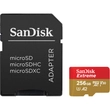 SanDisk Extreme Micro SDXC + Adapter 256GB UHS-I U1 (190/130 MB/s)
