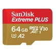 SanDisk Extreme Plus 64GB Micro SDXC U3 V30 (200/90 MB/s) + Adapter
