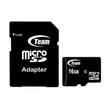 TEAM GROUP MICRO SDHC + ADAPTER 16GB CL10 (20 MB/s olvasási sebesség)