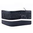 Hama EKC-400 ergonomikus billentyűzet CZ/SK, fekete