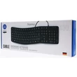Hama EKC-400 ergonomikus billentyűzet CZ/SK, fekete