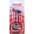 6db Maxell IN-Tips vezetékes fülhallgató mikrofonnal [piros] CSOMAG!