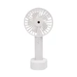 Platinet újratölthető asztali ventilátor, telefon tartó és levegőpárásító, 1200 mAh, fehér