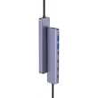 Platinet USB-C 7 az 1-ben HUB, 4× USB-C 3.2 Gen2 + 2× USB-A 3.2 Gen1 + 1× USB-C PD 100W, alumínium