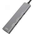 Platinet USB-C - 4× USB-A 3.2 Gen1 HUB, 5 Gbps, 100W PD, alumínium