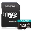 Adata Premier PRO micro SDXC + adapter 128GB CL10 UHS-I U3 V30 A2 (100/80 MB/s)