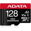 Adata High Endurance micro SDXC + adapter 128GB CL10 UHS-I U3 V30S A2 (100/85 MB/s)