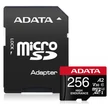 Adata High Endurance micro SDXC + adapter 256GB CL10 UHS-I U3 V30S A2 (100/85 MB/s)