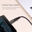 Baseus microUSB/Type-C átalakító adapter - Fekete
