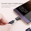 Baseus microUSB/Type-C átalakító adapter - Fekete