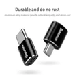 Baseus microUSB/Type-C átalakító adapter - Fekete