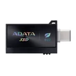 ADATA SC730 Külső SSD 512GB USB A + USB C 3.2 Gen 2 (600/600 MB/s)