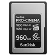 SanDisk Compact Flash PRO-CINEMA CF express 960GB, Type A (1800/1650 MB/s)