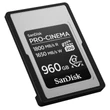 SanDisk Compact Flash PRO-CINEMA CF express 960GB, Type A (1800/1650 MB/s)