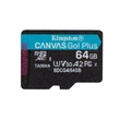 KINGSTON CANVAS GO PLUS MICRO SDXC 64GB UHS-I A2, U3, Class 10 (200/160 MB/s)