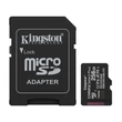 Kingston Canvas Select Plus micro SDXC + adapter 256GB Class 10 UHS-I U1 V10 A1 (150 MB/s olvasási sebesség)