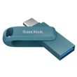 SANDISK ULTRA DUAL DRIVE GO PENDRIVE 1TB USB 3.1 [400MB/s] + Type C Kék