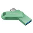 SANDISK ULTRA DUAL DRIVE GO PENDRIVE 512GB USB 3.1 [400MB/s] + Type C Zöld