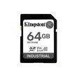 Kingston Industrial SDXC 64GB Class 10 UHS-I U3 memóriakártya (100/100 MB/s)