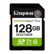 Kingston Canvas Select Plus SDXC 128GB Cl10 UHS-I U1 V10 (150 MB/s olvasási sebesség)