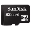Sandisk Micro SDHC 32GB Memóriakártya Class 4 + adapter