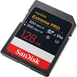 SanDisk Extreme Pro 128GB SDXC V90 UHS-II 8K Class 10 (300/300 MB/s)