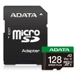 Adata Speed Plus micro SDXC + adapter 128GB CL10 UHS-I U3 V30 A2 (180/160 MB/s)