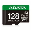 Adata Speed Plus micro SDXC + adapter 128GB CL10 UHS-I U3 V30 A2 (180/160 MB/s)
